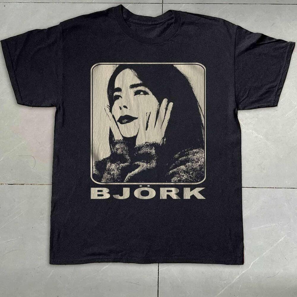 90S Bjork Black T-Shirt